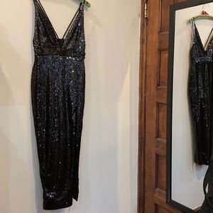 Super down sequent dress